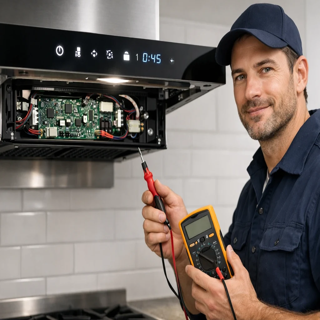 تعمیر هود لمسی و دیجیتال، مشکلات رایج و راه حل قطعی